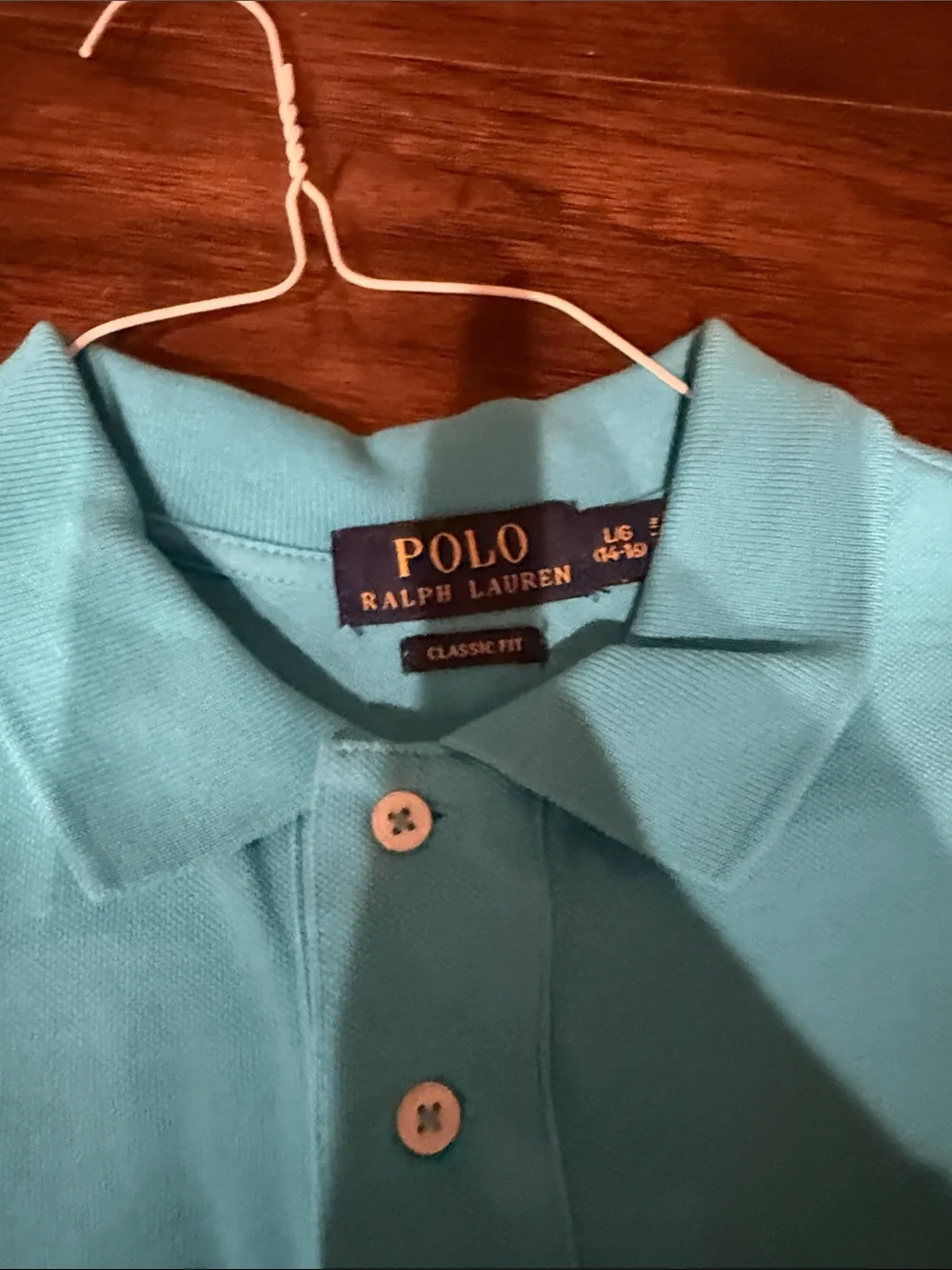 Ralph Lauren Turquoise Classic Fit Polo